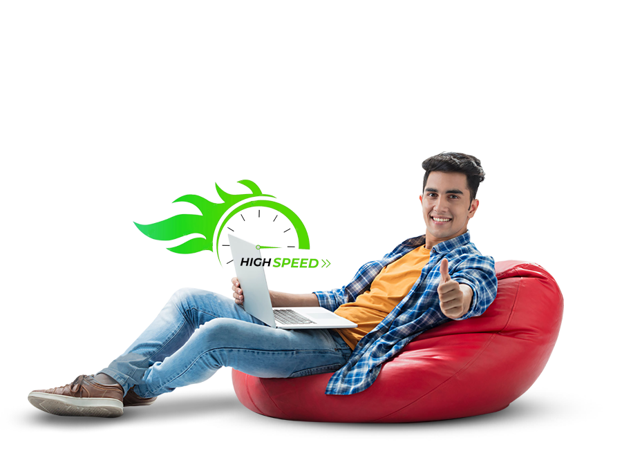 We connect the nation with superfast internet speed